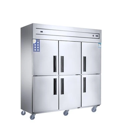 6 - porta dual - zone Freezer commerciale raffreddato ad aria